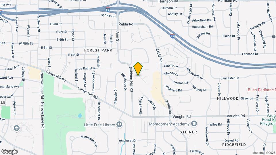 1826 Pinecrest Dr Map and Location Details