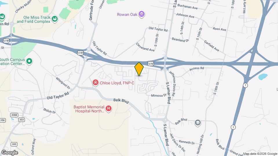 208 Park Lane Map and Location Details