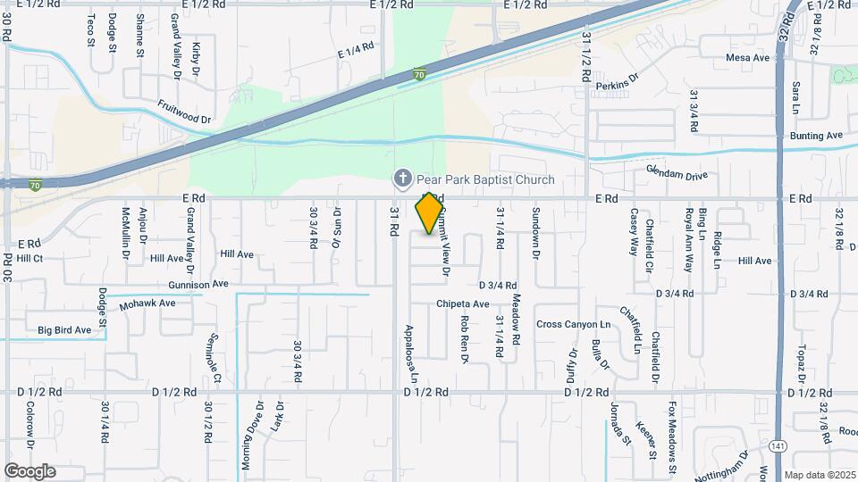 3108 1/2 Palomino Way Map and Location Details