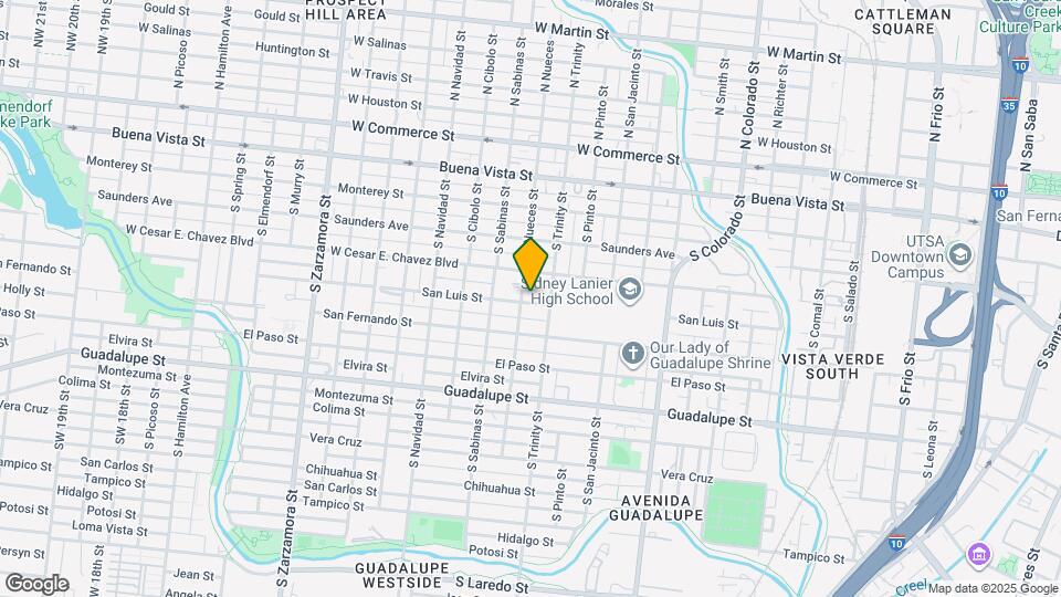 1817 San Luis St Map and Location Details