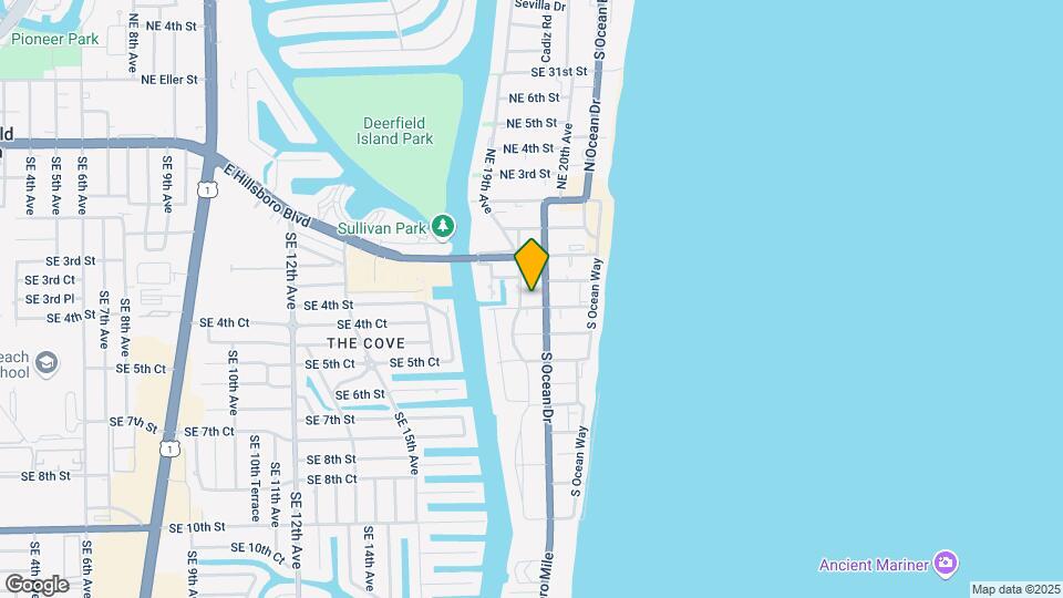 191 S Ocean Dr Map and Location Details