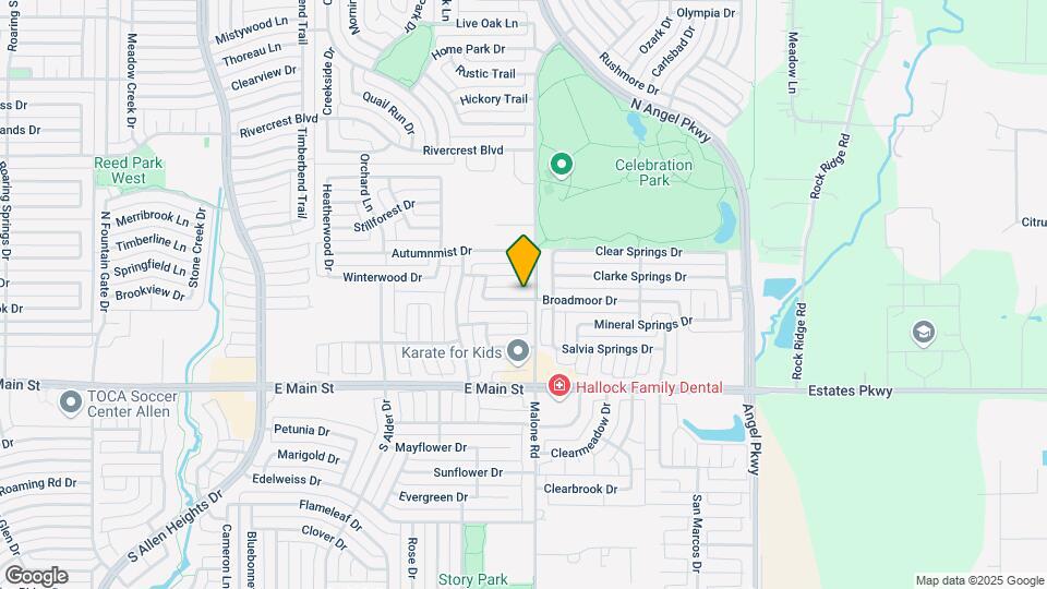 1533 Broadmoor Dr Map and Location Details