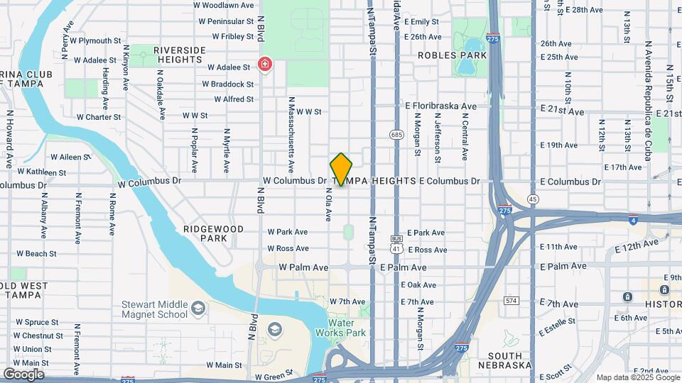 205 W Amelia Ave Mapa y Detalles de la Ubicación