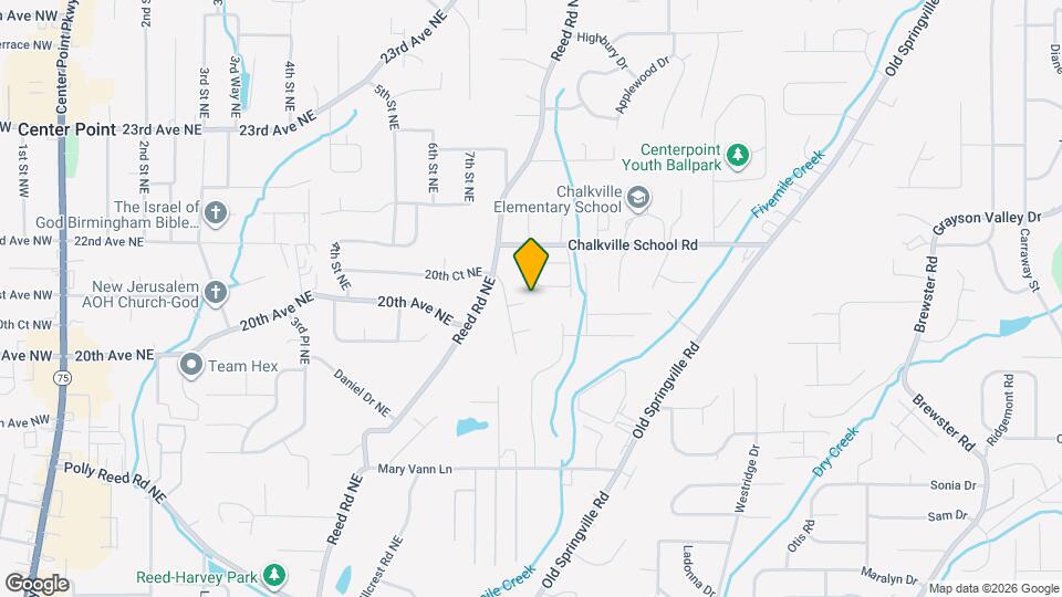 624 Cresap Cir NE Map and Location Details