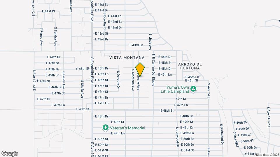 13440 E 46th St Map and Location Details