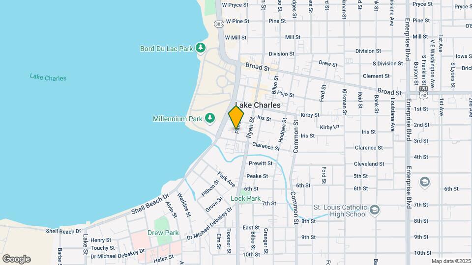 1220 Pithon St Map and Location Details