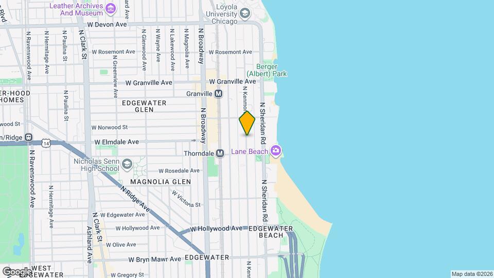 6002 N Kenmore Ave, Unit 303 Mapa y Detalles de la Ubicación