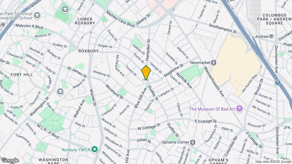 409 Dudley St Map and Location Details