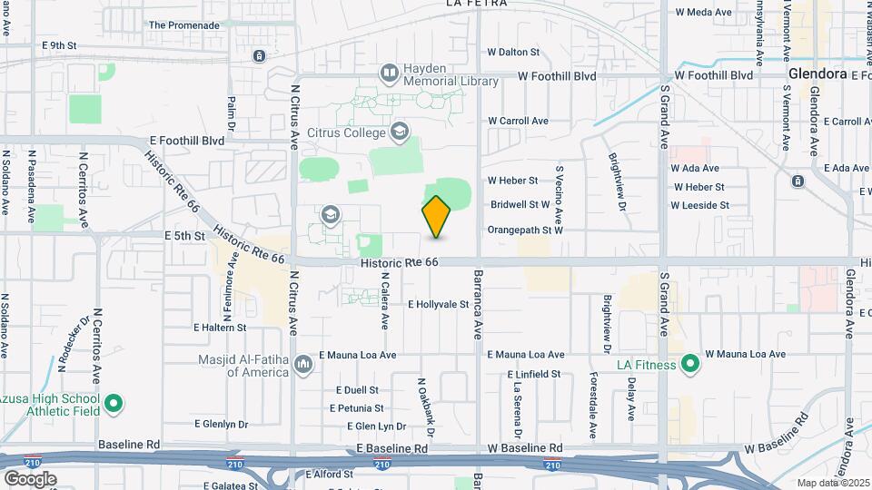 1133 E Alosta Ave Map and Location Details