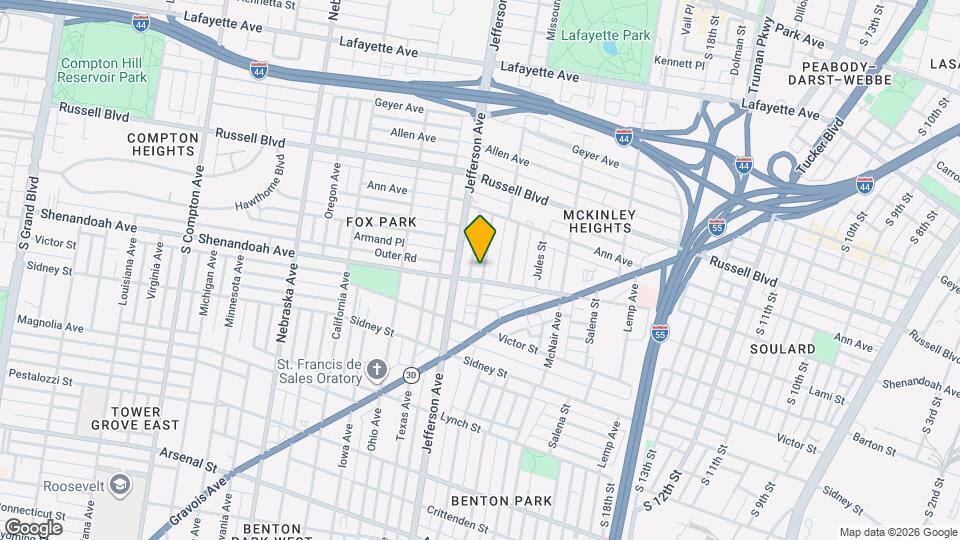 2267 Indiana Ave Map and Location Details