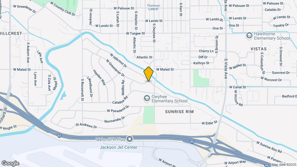 3411 W Hillcrest Dr Map and Location Details