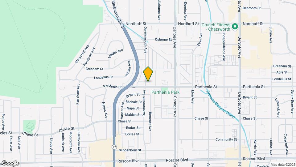 8708 Owensmouth Ave Mapa y Detalles de la Ubicación