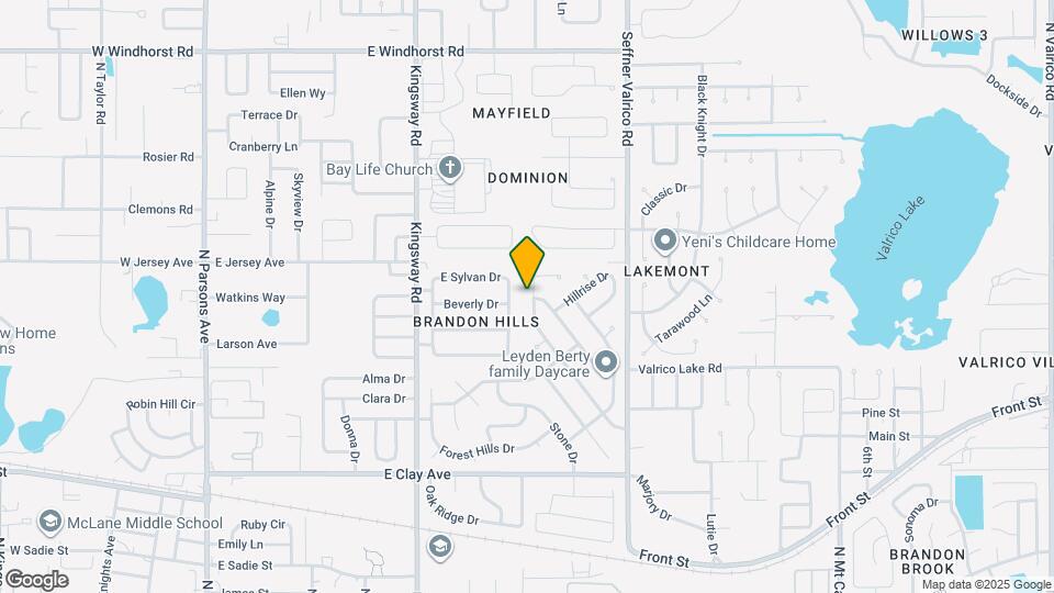 802 Valley Hill Dr Map and Location Details