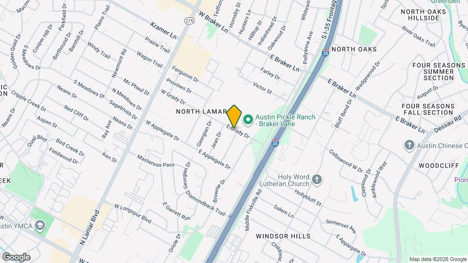 309 E Grady Dr Map and Location Details