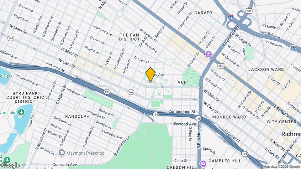 1110 W Main St Map and Location Details