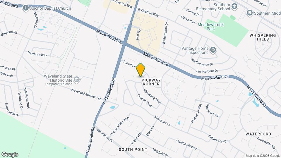 4019 Winnepeg Way Map and Location Details