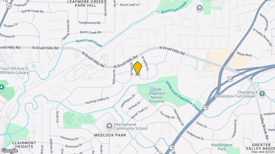 1032 Homewood Ct Map and Location Details