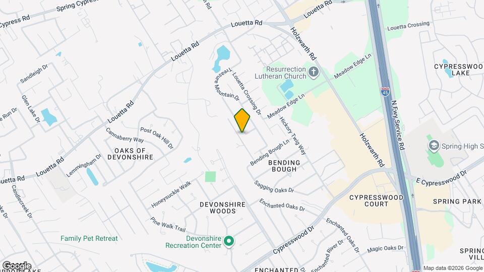 20207 Louetta Reach Dr Mapa y Detalles de la Ubicación