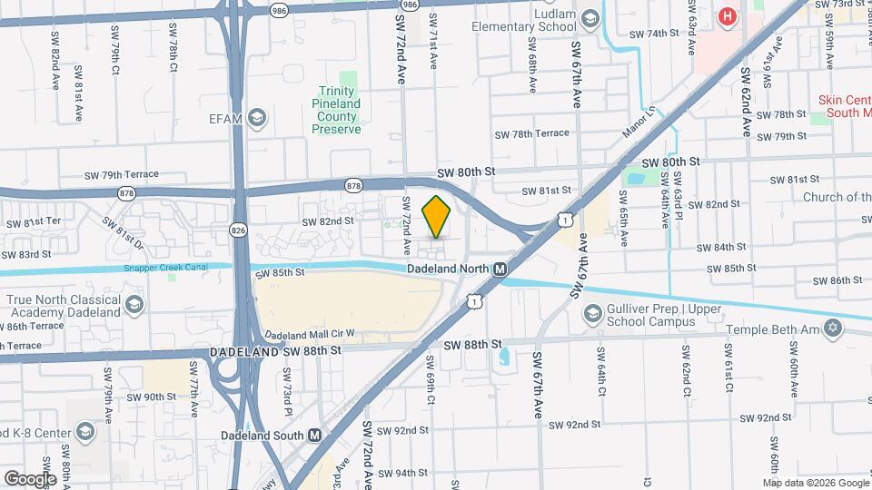 8325 SW 72nd Ave Mapa y Detalles de la Ubicación