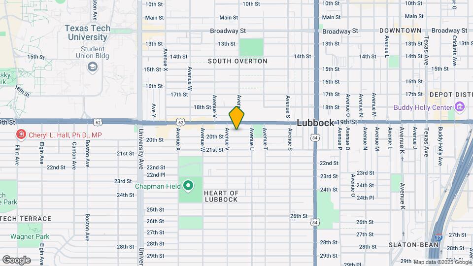 2116 20th St Map and Location Details