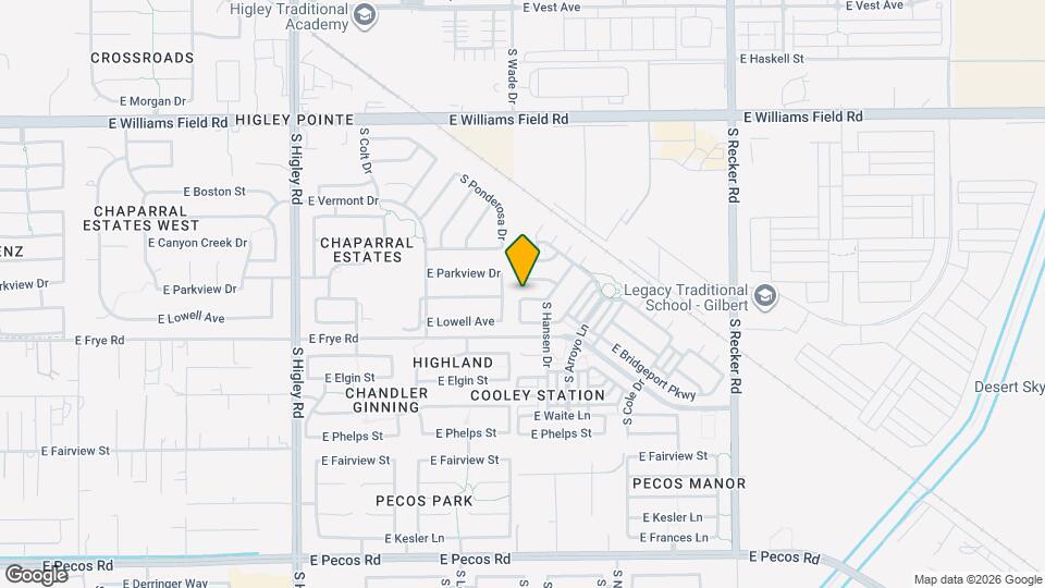 3624 E Bridgeport Pkwy Map and Location Details