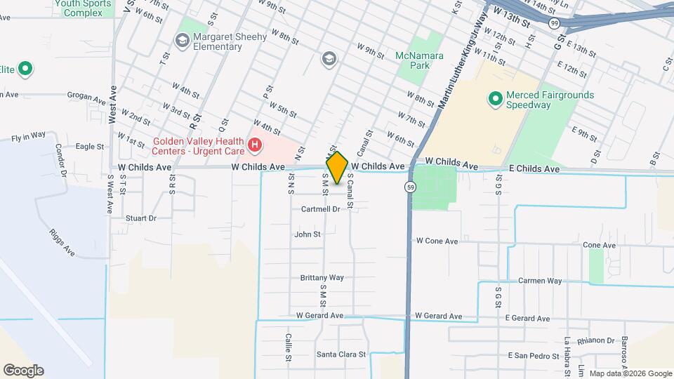 551 Seville Dr Map and Location Details