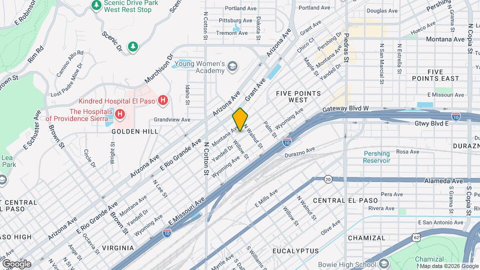 2115 Yandell Dr Map and Location Details