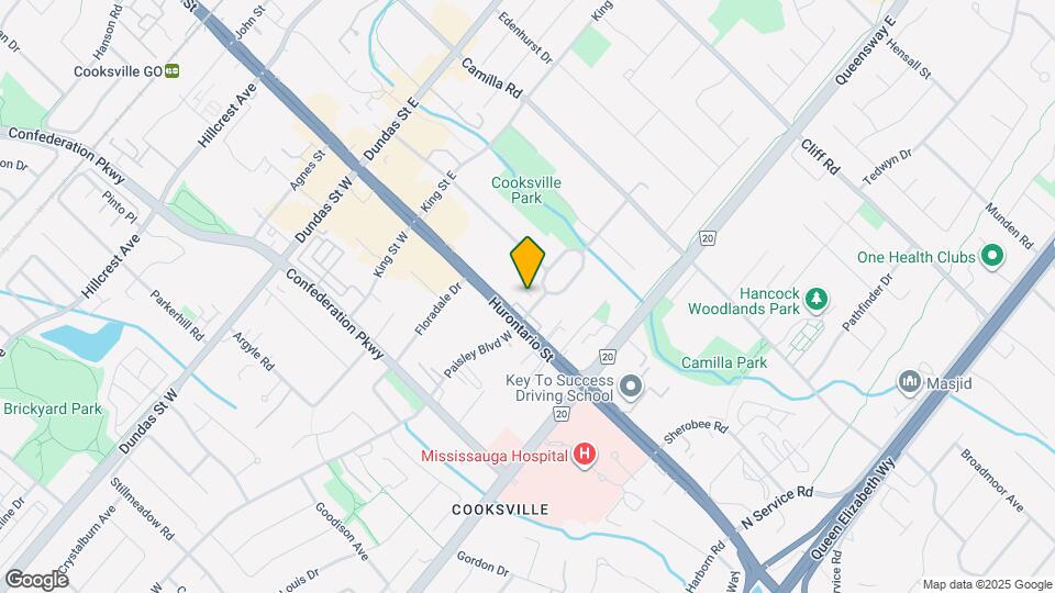 25 Paisley Blvd E Map and Location Details