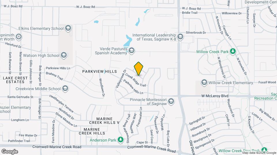4913 Water Ridge Ln Map and Location Details