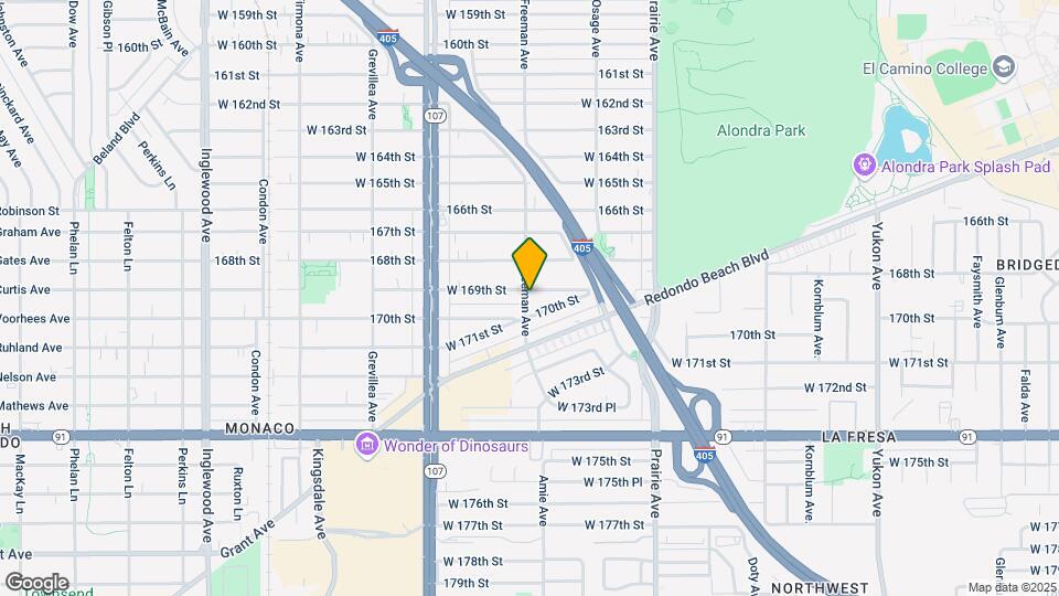 16902 Freeman Ave Map and Location Details