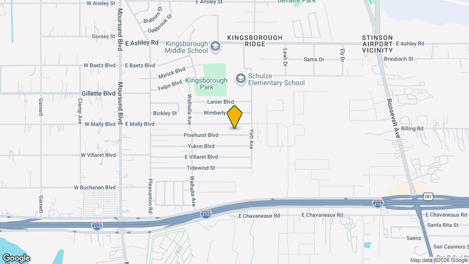 523 Pinehurst Blvd Map and Location Details