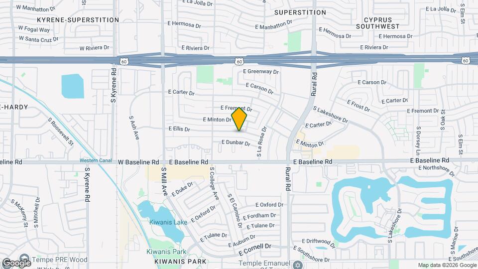 419 E Ellis Dr Map and Location Details