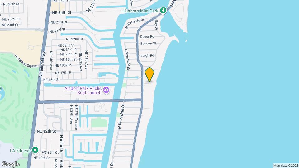 1610 N Ocean Blvd Map and Location Details