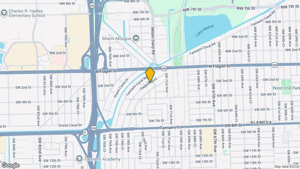 121 Flagami Blvd Map and Location Details