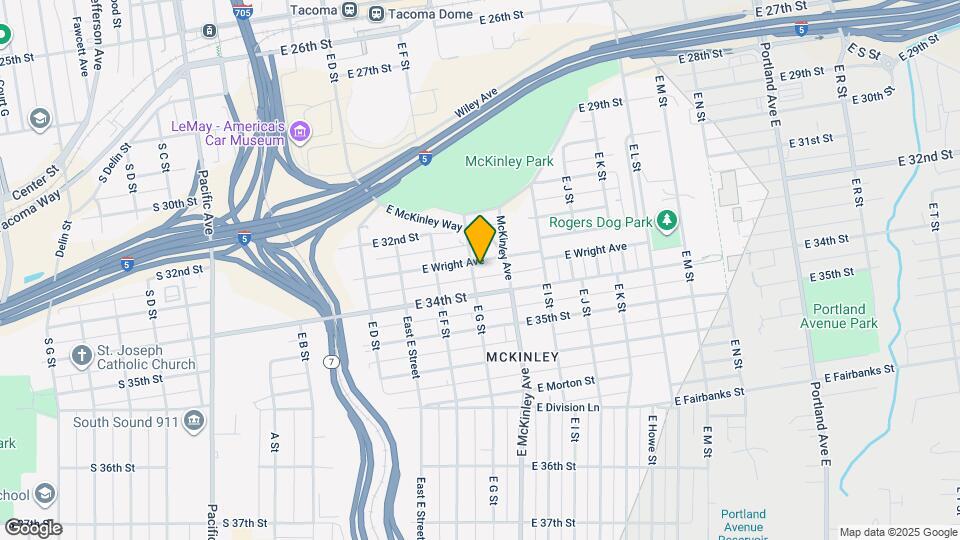 704 E Wright Ave Map and Location Details
