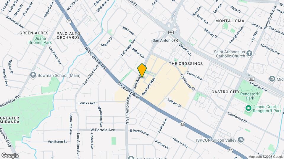 565 San Antonio Rd Map and Location Details
