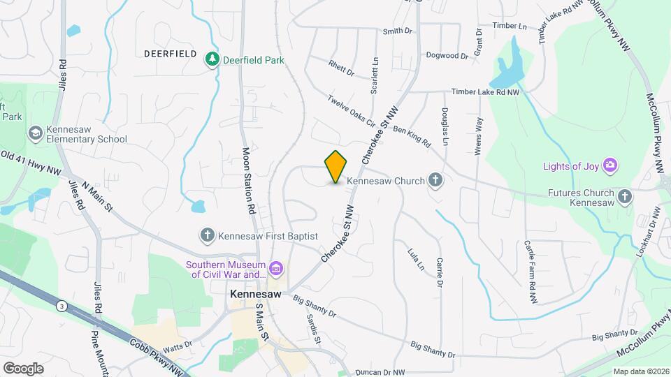 2045 White Oak Cir Map and Location Details