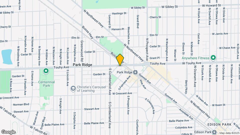 809 W Touhy Ave Map and Location Details