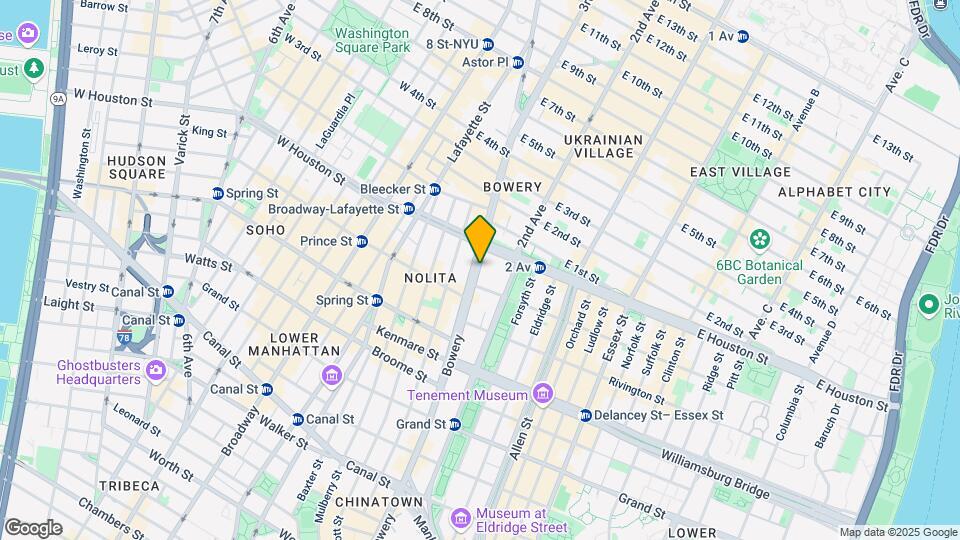 259 Bowery Map and Location Details