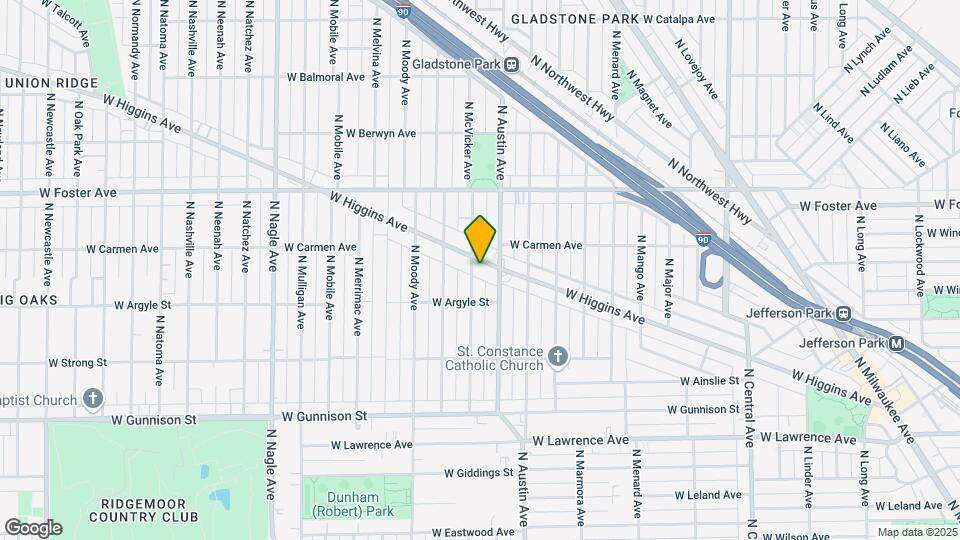 6019 W Higgins Ave, Unit 1-B Map and Location Details