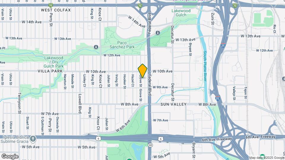 940 Grove St Map and Location Details