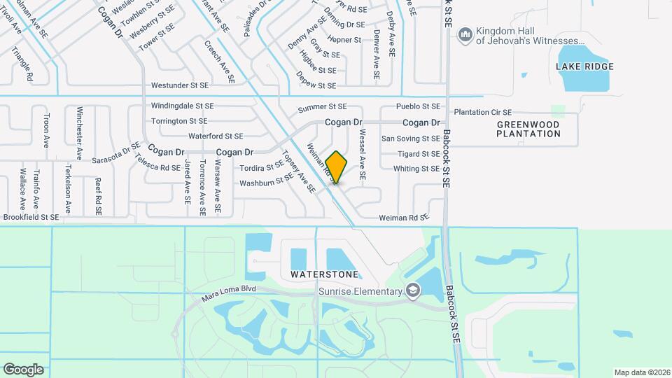 1434 Weiman Rd SE Map and Location Details