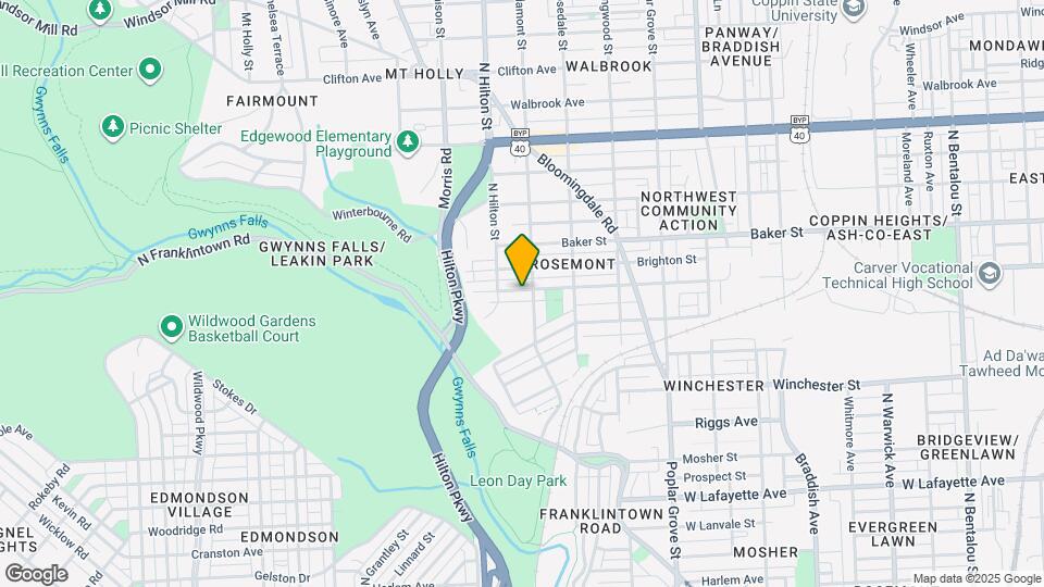 3219 Presstman St Mapa y Detalles de la Ubicación