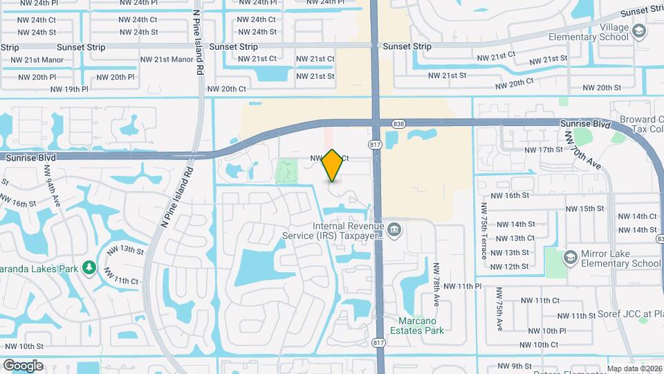 1618 NW 81st Way Map and Location Details