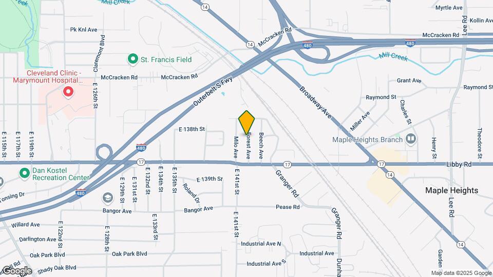 5230 Forest Ave Map and Location Details