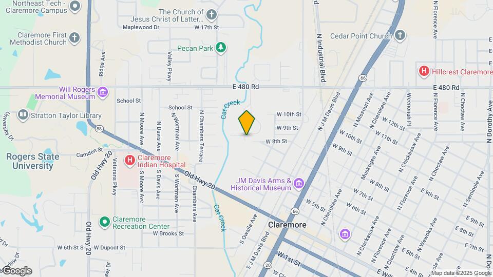 1102 N Willow Dr Mapa y Detalles de la Ubicación