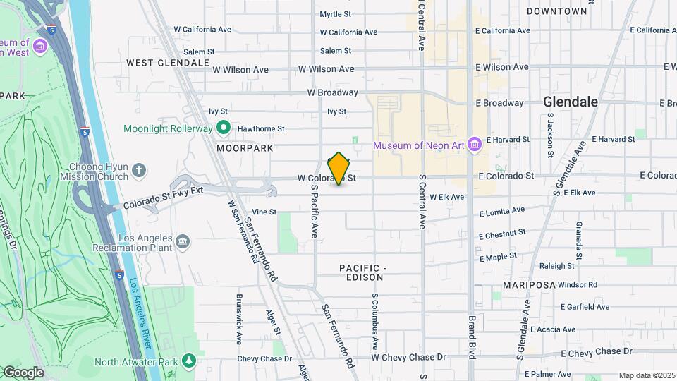 447 W Elk Ave Map and Location Details