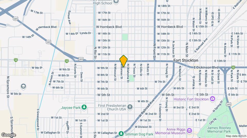 1007 W 9th St Map and Location Details