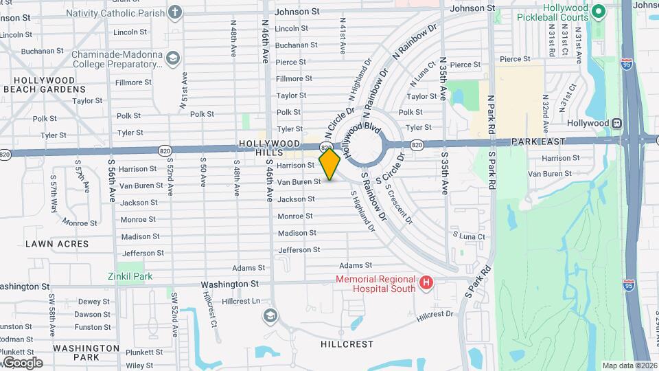 4212 Van Buren St Map and Location Details