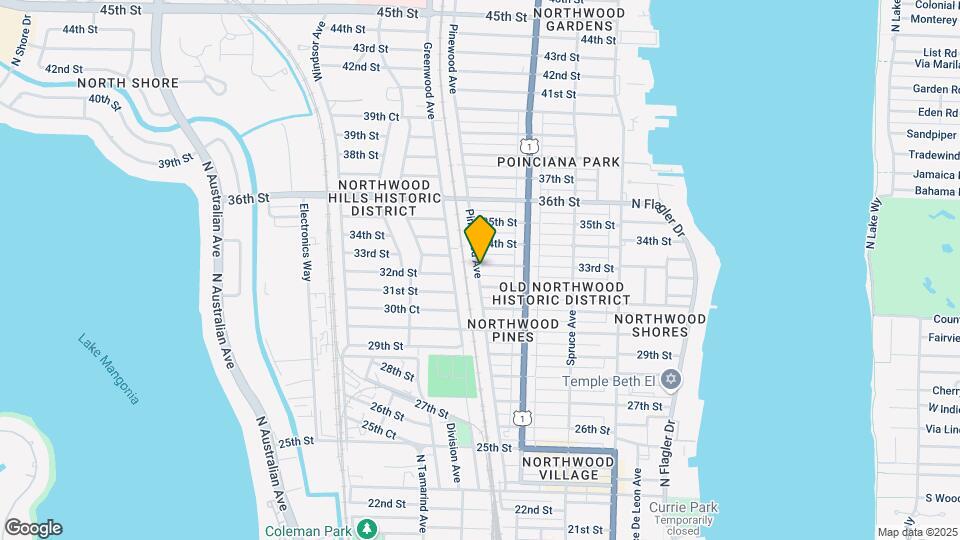 646 33rd St Map and Location Details